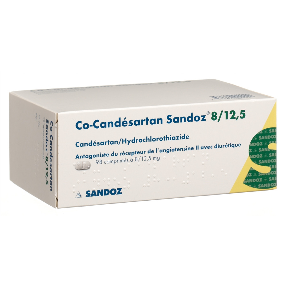 CO-CANDESARTAN Sandoz cpr 8/12.5 mg 98 pce