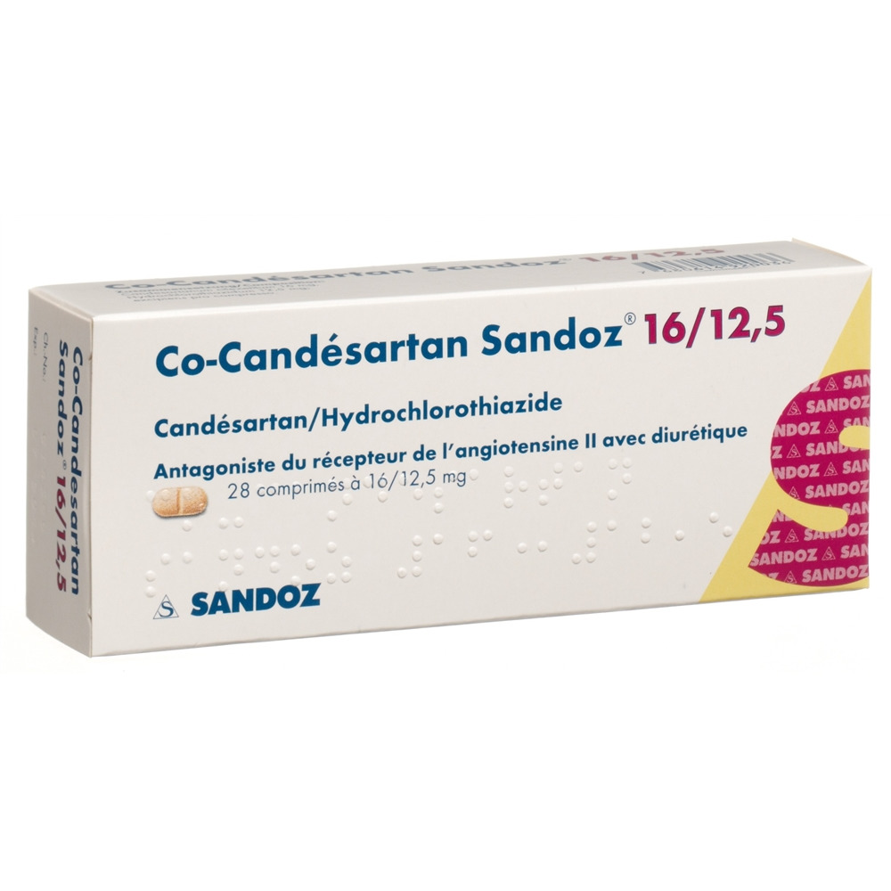 CO-CANDESARTAN Sandoz cpr 16/12.5 mg 28 pce
