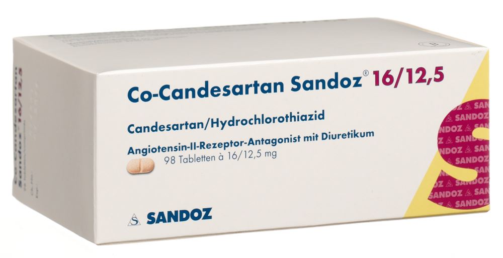 CO-CANDESARTAN Sandoz cpr 16/12.5 mg 98 pce