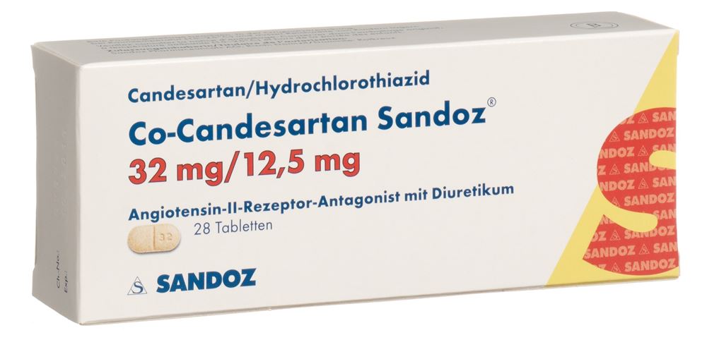 CO-CANDESARTAN Sandoz cpr 32/12.5 mg 28 pce