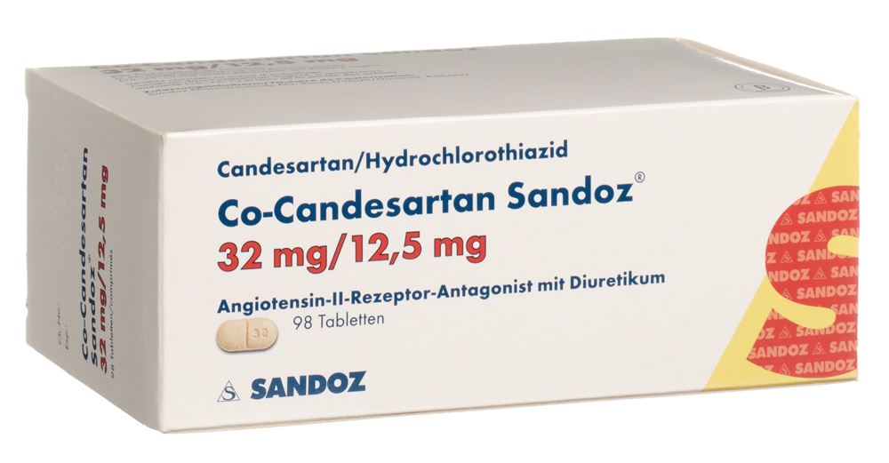 CO-CANDESARTAN Sandoz cpr 32/12.5 mg 98 pce