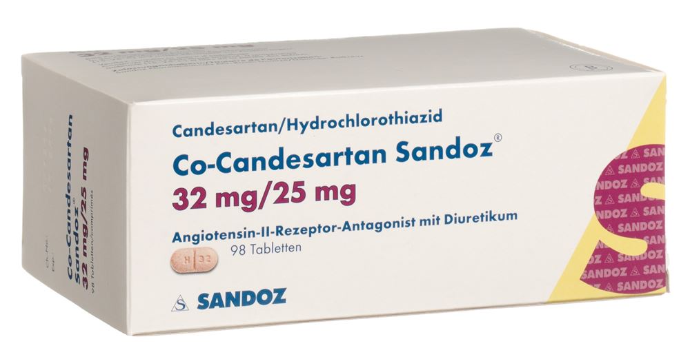 CO-CANDESARTAN Sandoz cpr 32/25 mg 98 pce