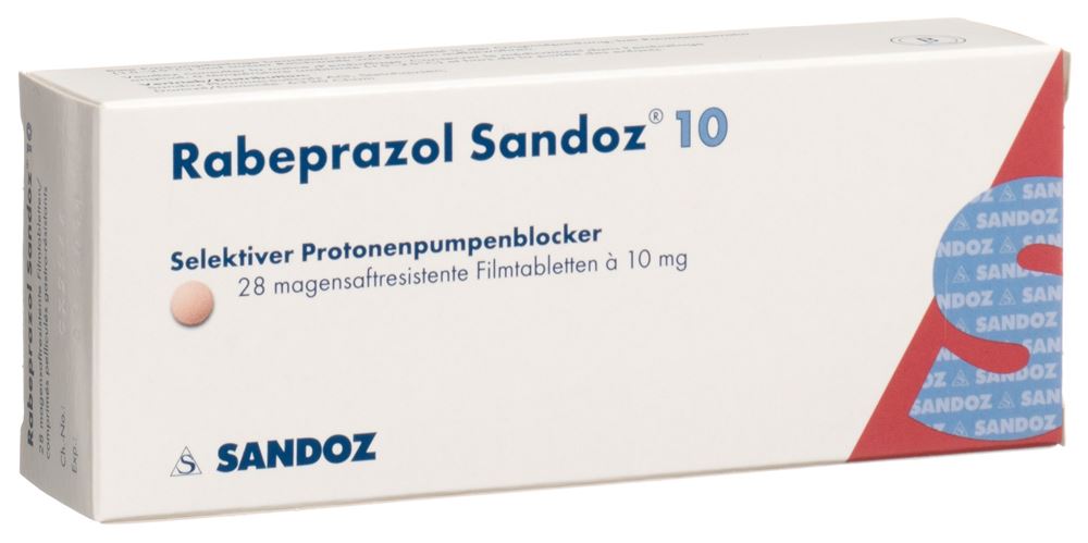 Rabeprazol Sandoz 10 mg, magensaftresistente Tabletten