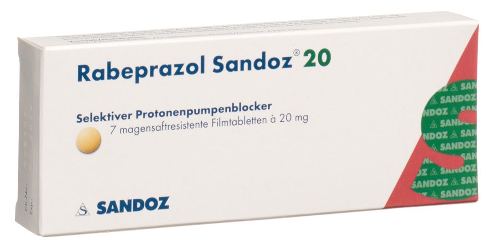 Rabeprazol Sandoz 20 mg, magensaftresistente Tabletten