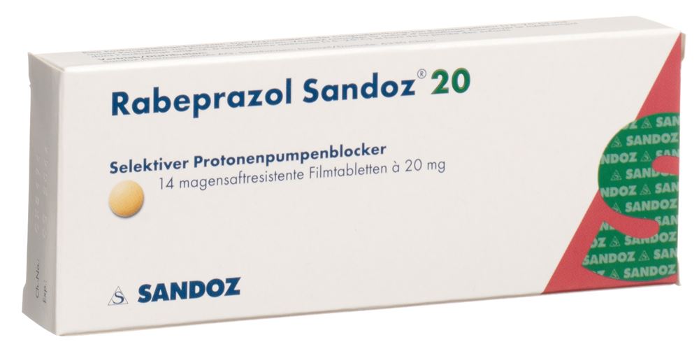 RABEPRAZOLE Sandoz cpr 20 mg 14 pce