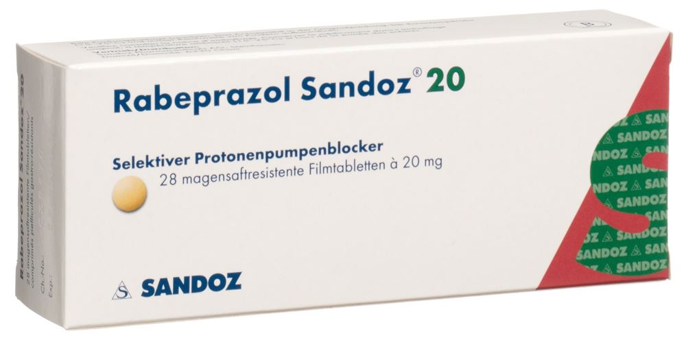 RABEPRAZOLE Sandoz cpr 20 mg 28 pce