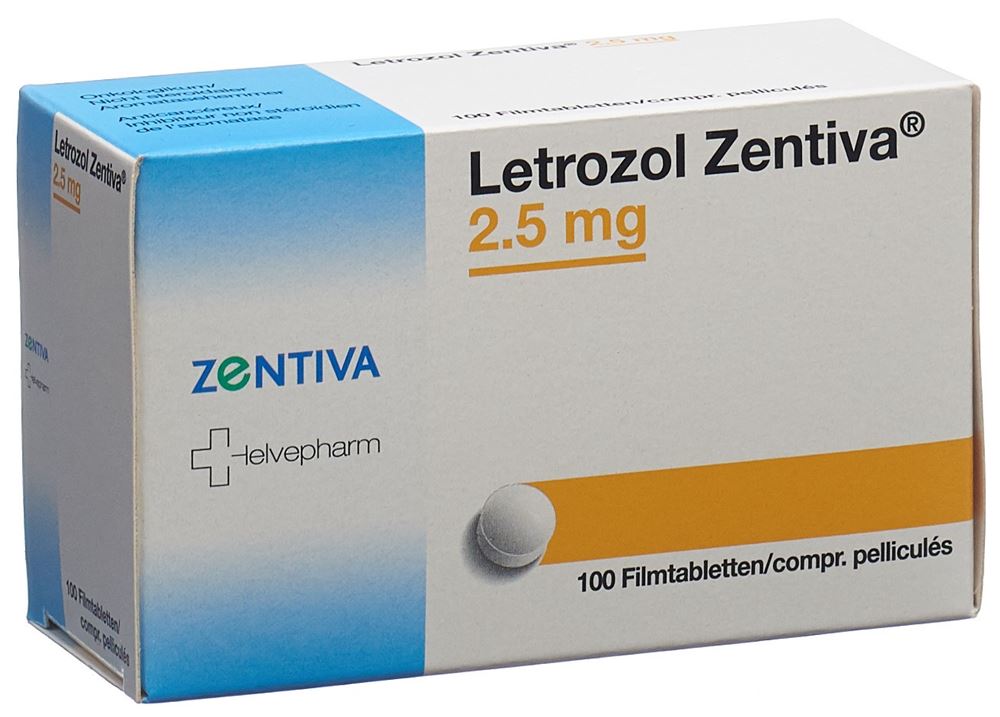 LETROZOL Zentiva cpr pell 2.5 mg 100 pce