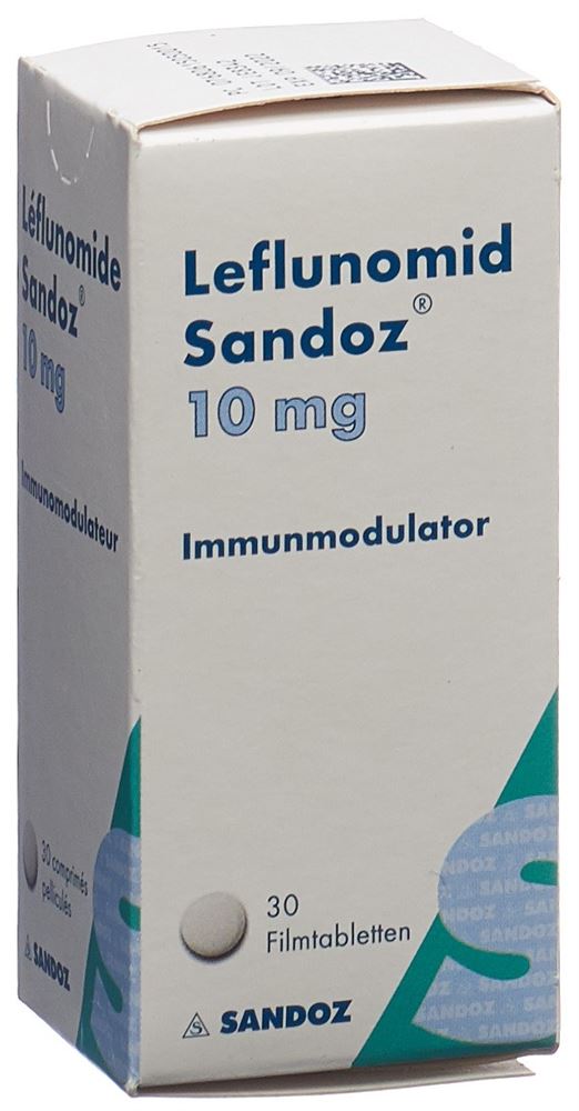 Leflunomid Sandoz 10, Filmtabletten