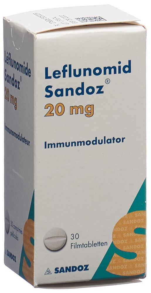 Leflunomid Sandoz 20, Filmtabletten