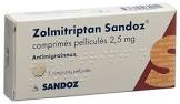 ZOLMITRIPTAN Sandoz cpr pell 2.5 mg 6 pce