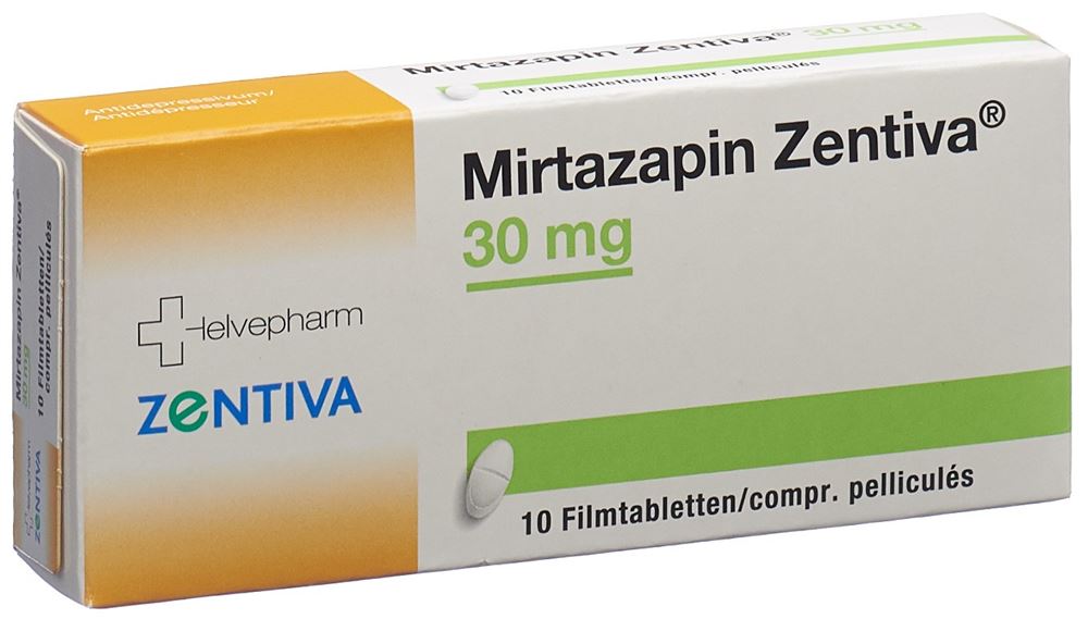 MIRTAZAPIN Zentiva cpr pell 30 mg 10 pce