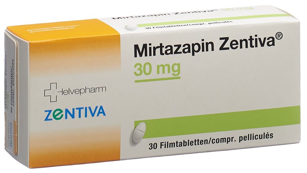 Mirtazapin Zentiva 30 mg, Filmtabletten