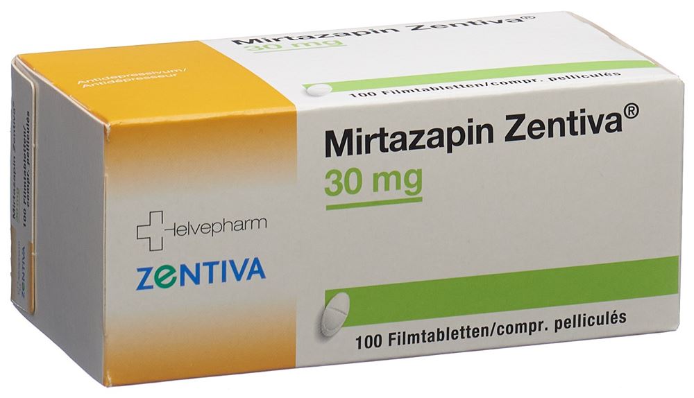 MIRTAZAPIN Zentiva cpr pell 30 mg 100 pce