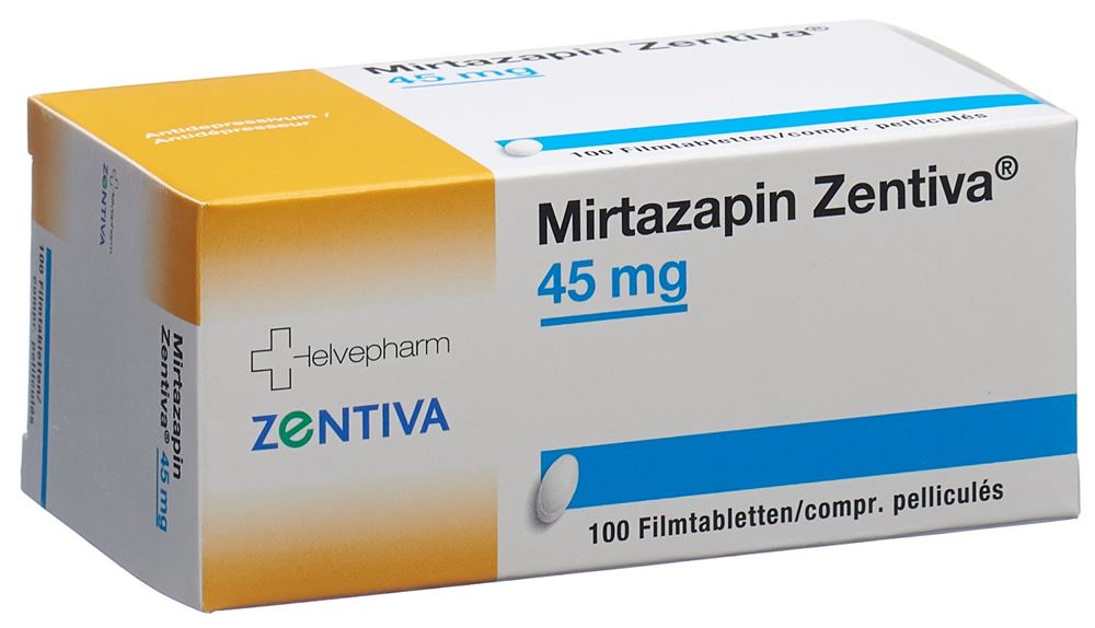 Mirtazapin Zentiva 45 mg, Filmtabletten