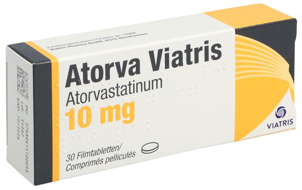 Atorva Viatris 10 mg, Filmtabletten