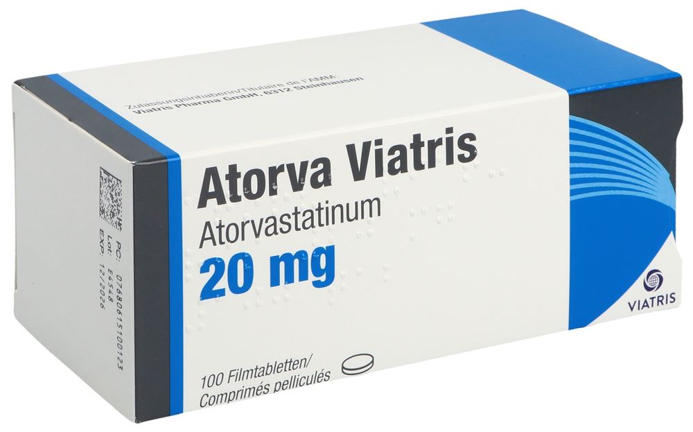 Atorva Viatris 20 mg, Filmtabletten