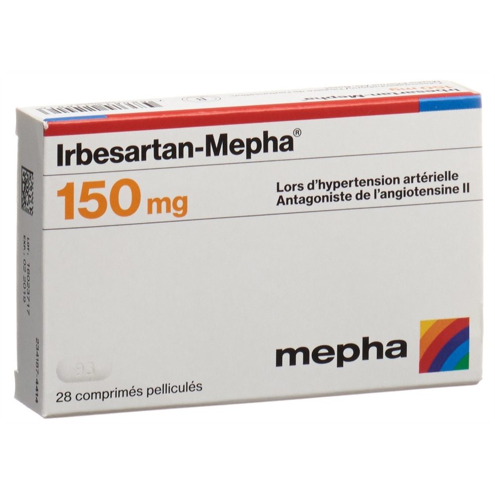 IRBESARTAN Mepha cpr pell 150 mg 28 pce