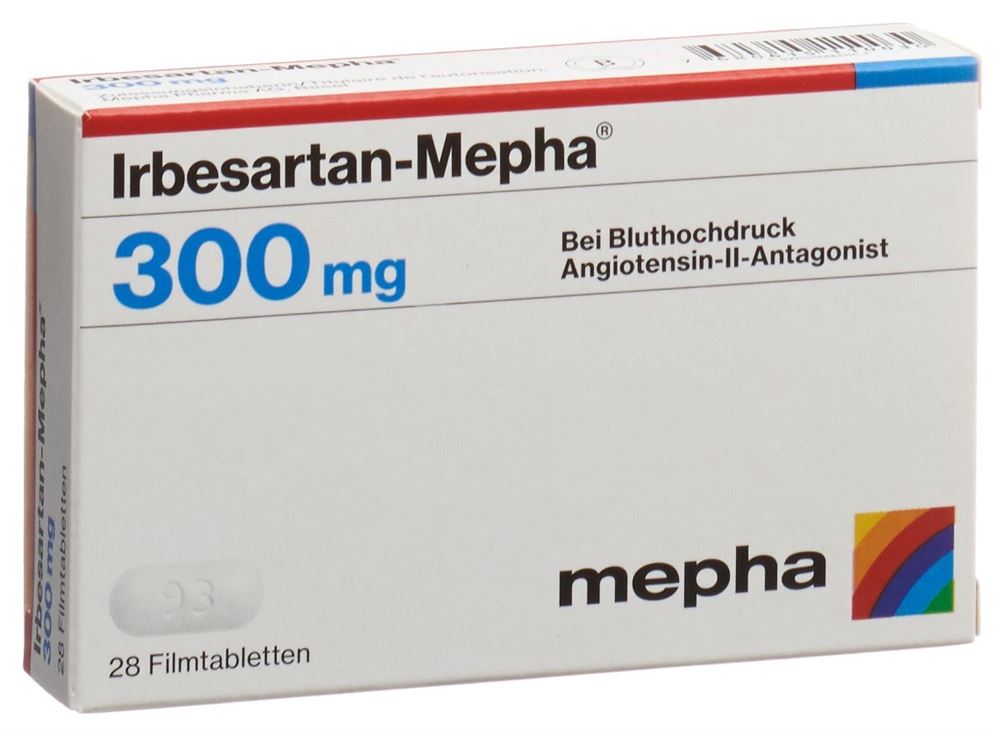 Irbesartan-Mepha 300 mg, Filmtabletten