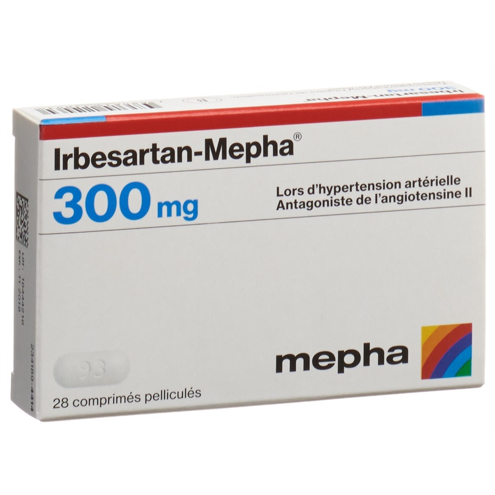 Irbesartan-Mepha 300 mg, Filmtabletten