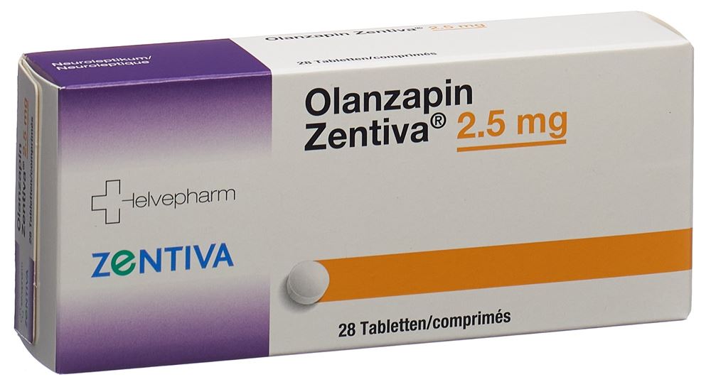 OLANZAPIN Zentiva cpr 2.5 mg 28 pce