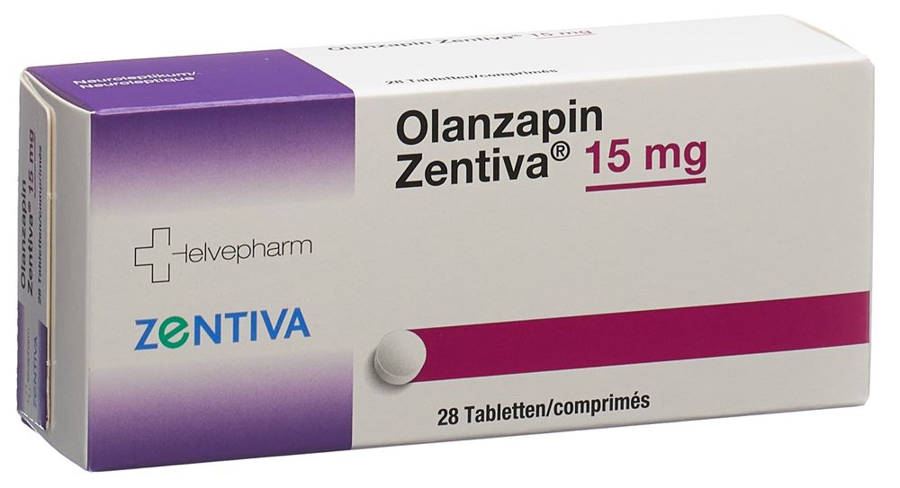 OLANZAPIN Zentiva cpr 15 mg 28 pce