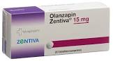 Olanzapin Zentiva 15 mg, Tabletten