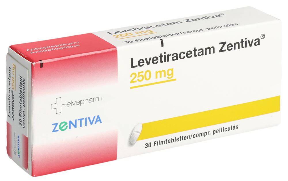 Levetiracetam Zentiva 250mg, Filmtabletten