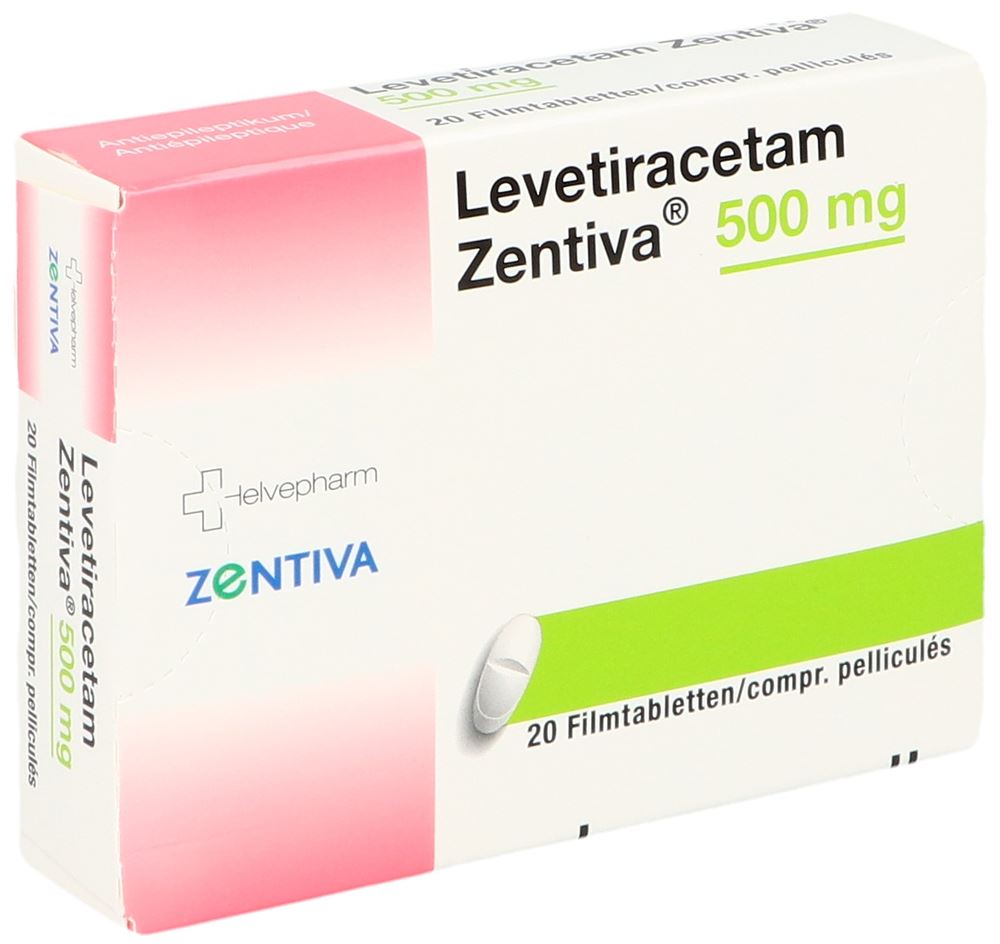 Levetiracetam Zentiva 500mg, Filmtabletten