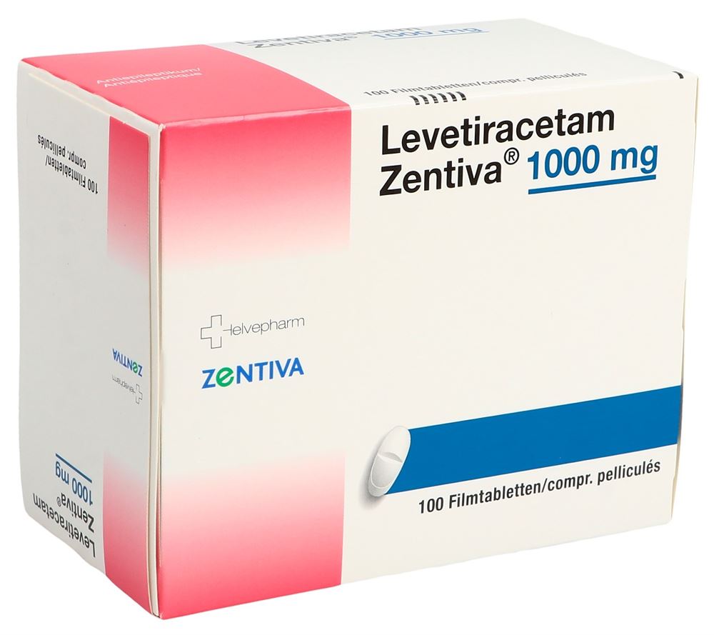 LEVETIRACETAM Zentiva cpr pell 1000 mg 100 pce