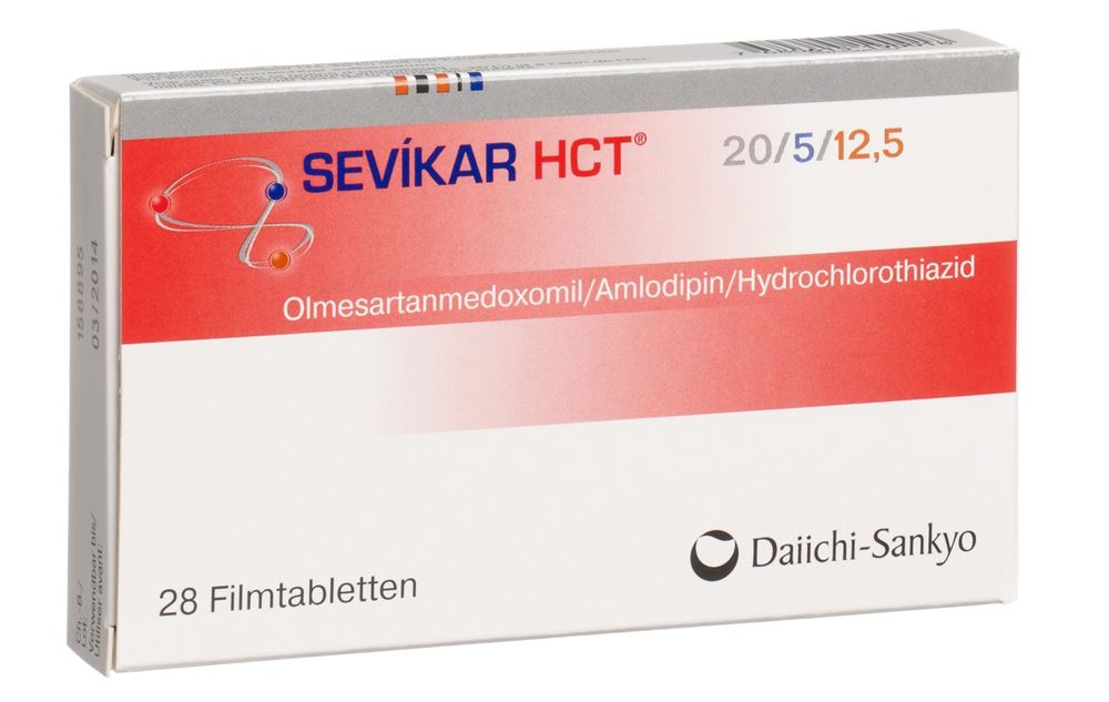Sevikar HCT 20 mg/5 mg/12.5 mg, Filmtabletten