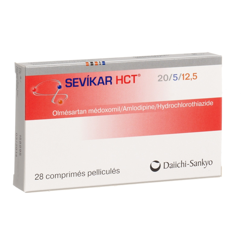 Sevikar HCT 20 mg/5 mg/12.5 mg, Filmtabletten