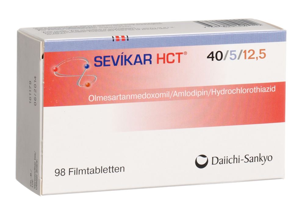 SEVIKAR HCT cpr pell 40/5/12.5 mg 98 pce