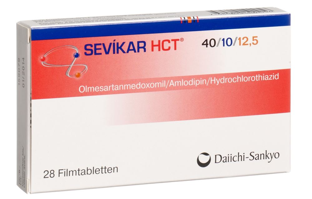 Sevikar HCT 40 mg/10 mg/12.5 mg, Filmtabletten
