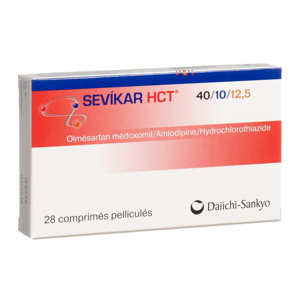Sevikar HCT 40 mg/10 mg/12.5 mg, Filmtabletten