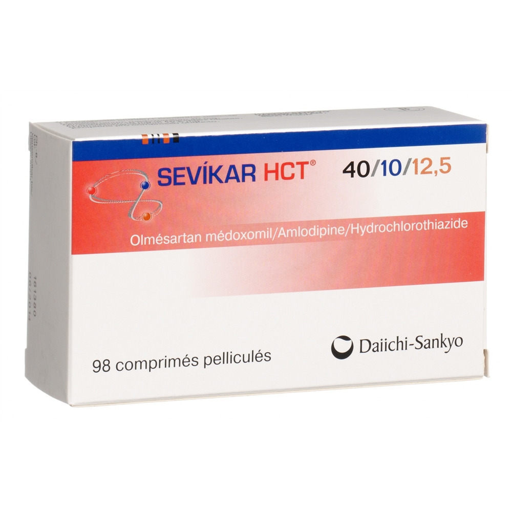 SEVIKAR HCT cpr pell 40/10/12.5 mg 98 pce