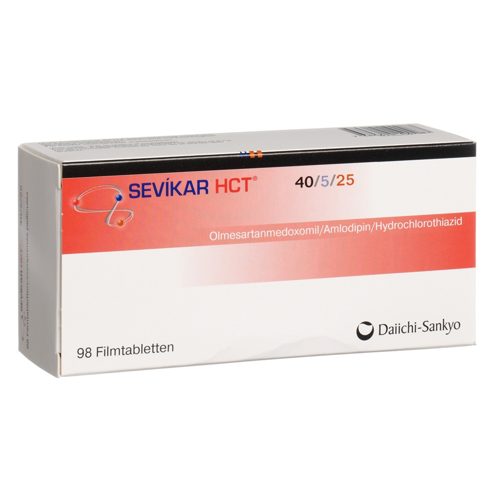 Sevikar HCT 40 mg/10 mg/12.5 mg, Filmtabletten