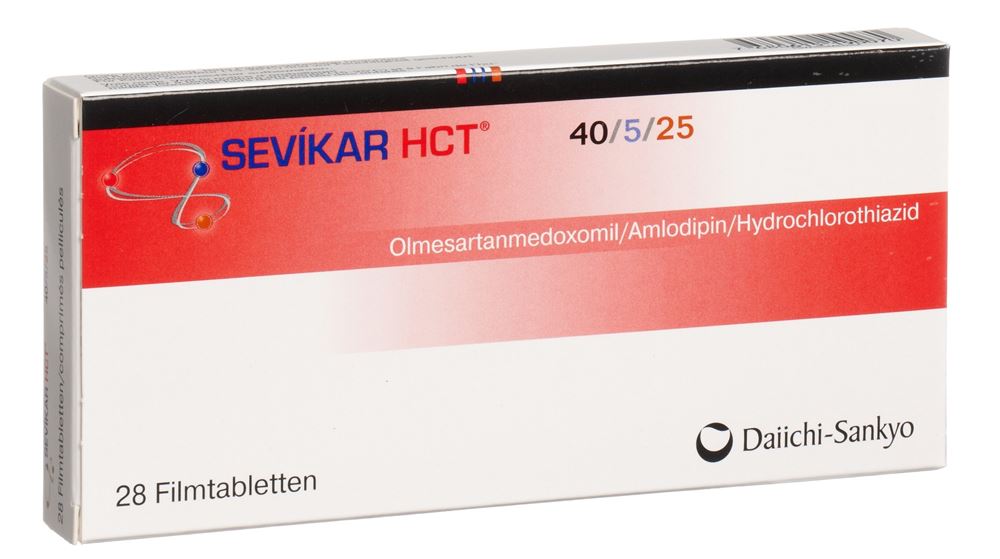 Sevikar HCT 40 mg/5 mg/25 mg, Filmtabletten