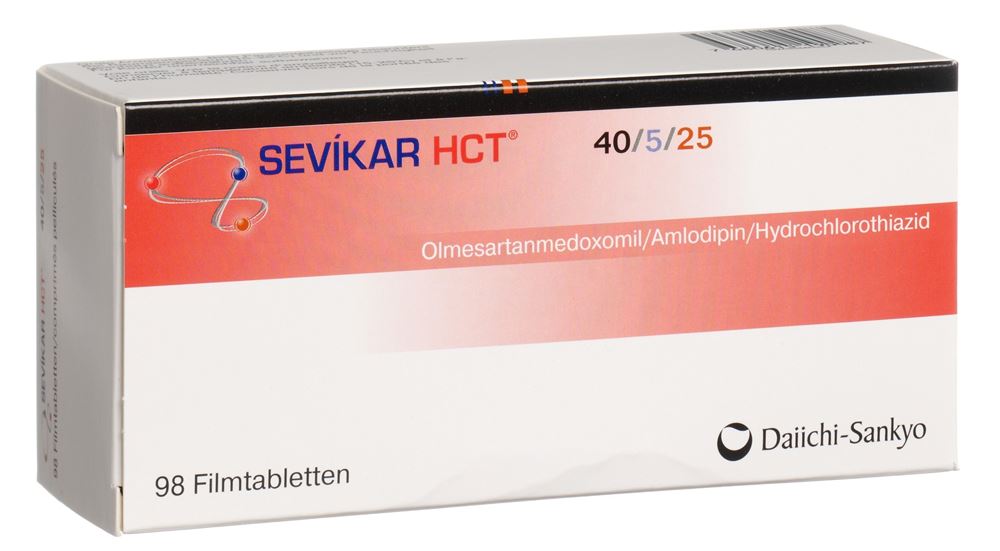 Sevikar HCT 40 mg/5 mg/25 mg, Filmtabletten