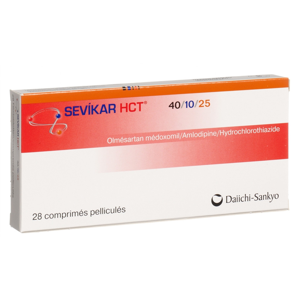 SEVIKAR HCT cpr pell 40/10/25 mg 28 pce