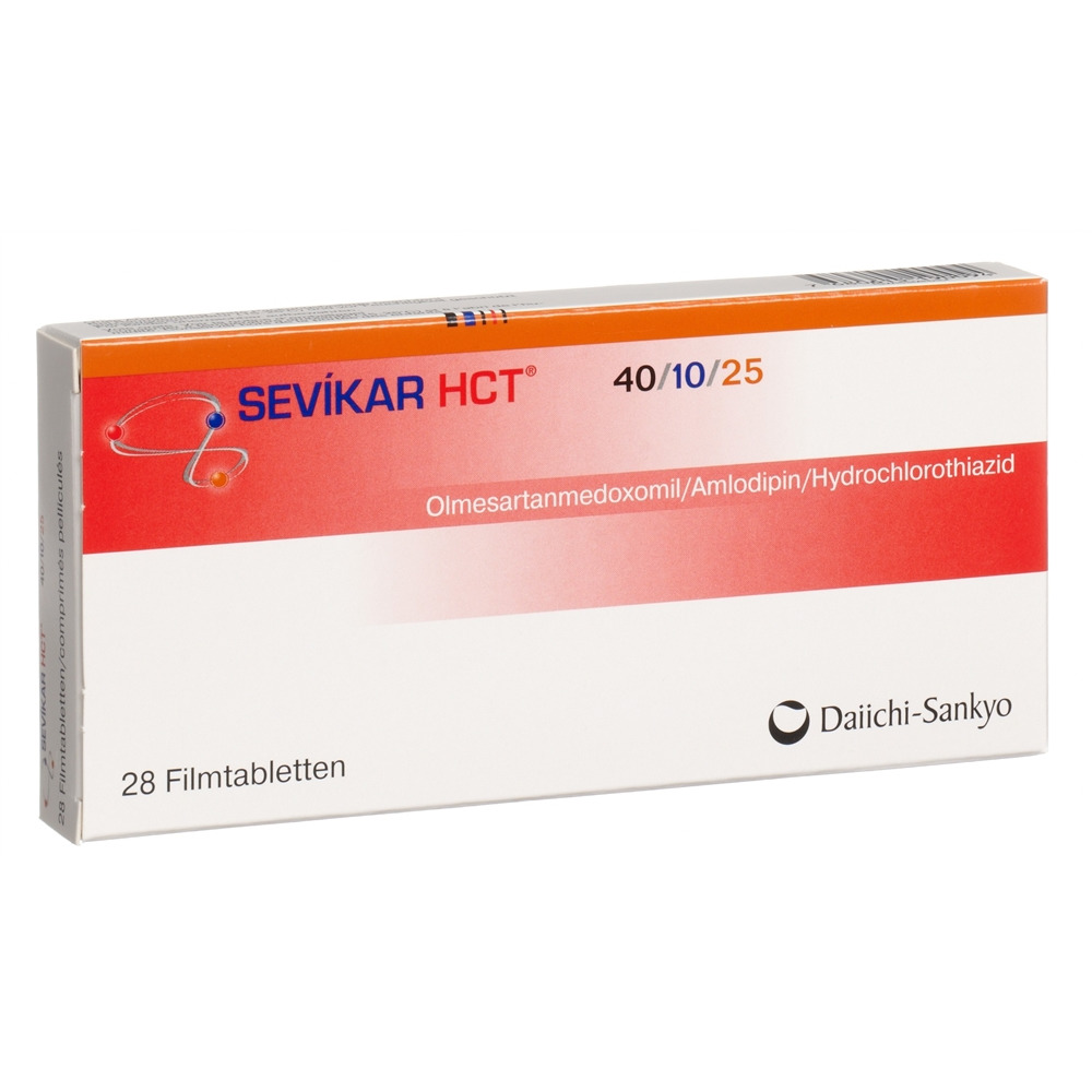Sevikar HCT 40 mg/10 mg/25 mg, Filmtabletten