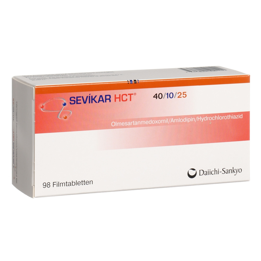 Sevikar HCT 40 mg/10 mg/25 mg, Filmtabletten