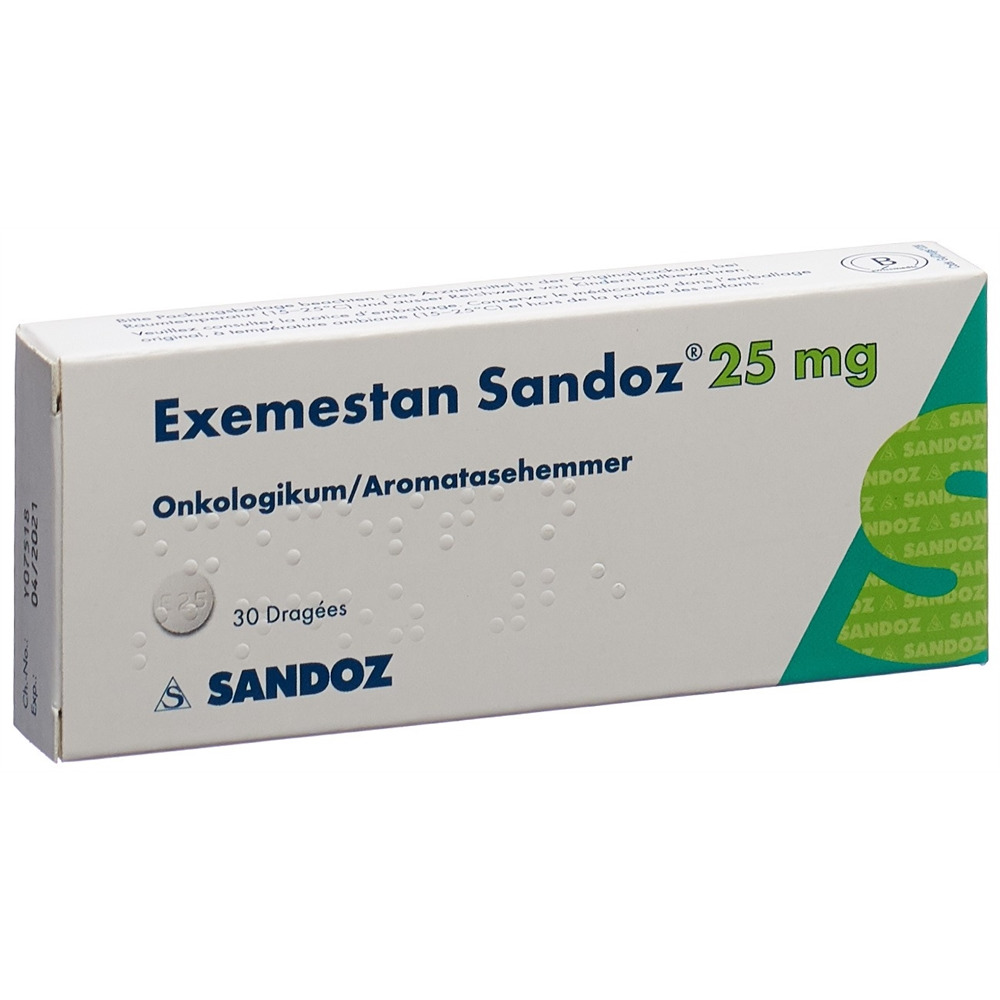 EXEMESTANE Sandoz cpr pell 25 mg 30 pce