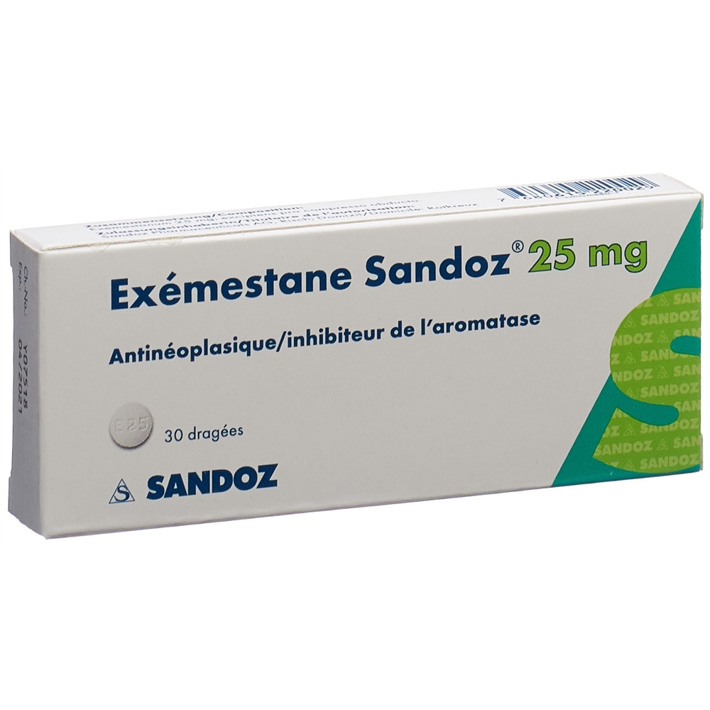 EXEMESTANE Sandoz cpr pell 25 mg 30 pce