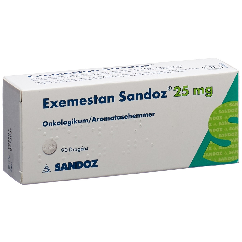 EXEMESTANE Sandoz cpr pell 25 mg 90 pce