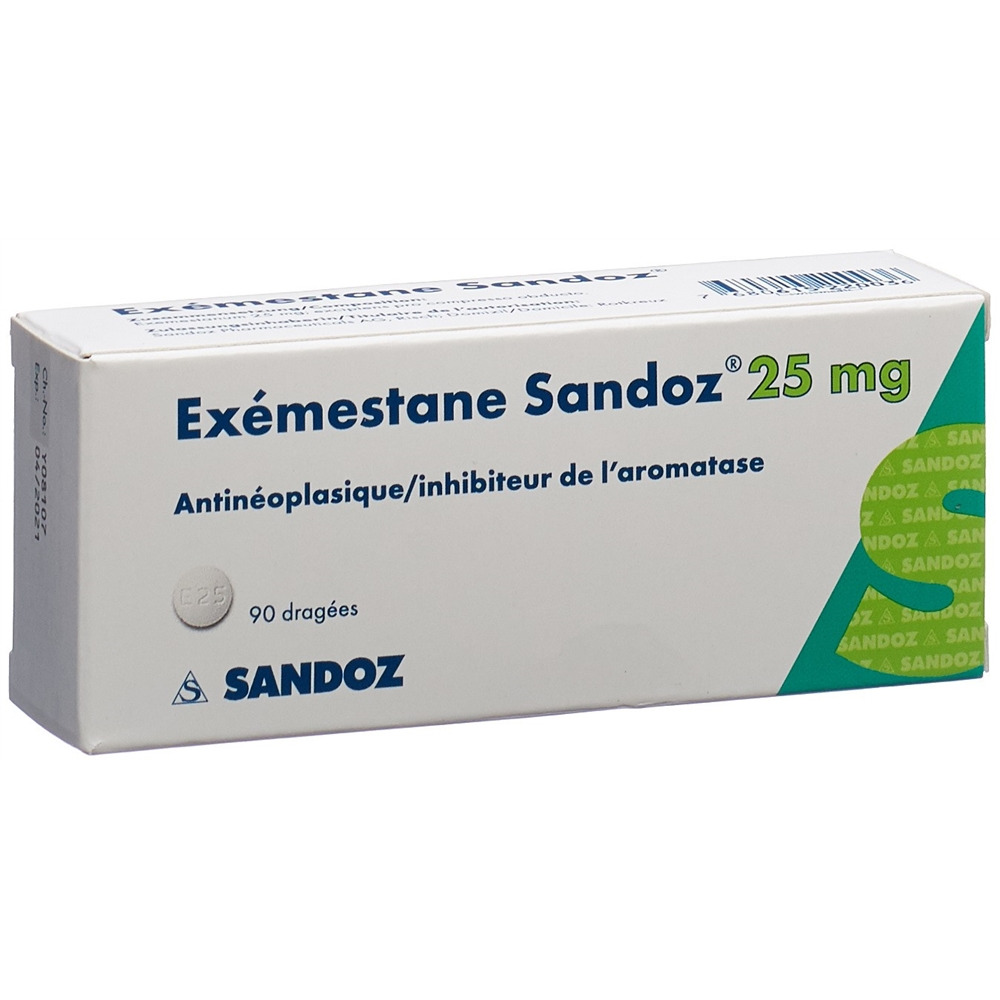 EXEMESTANE Sandoz cpr pell 25 mg 90 pce