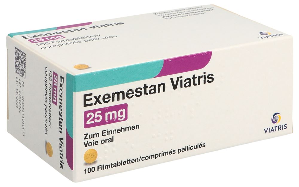 Exemestan Viatris, Filmtabletten