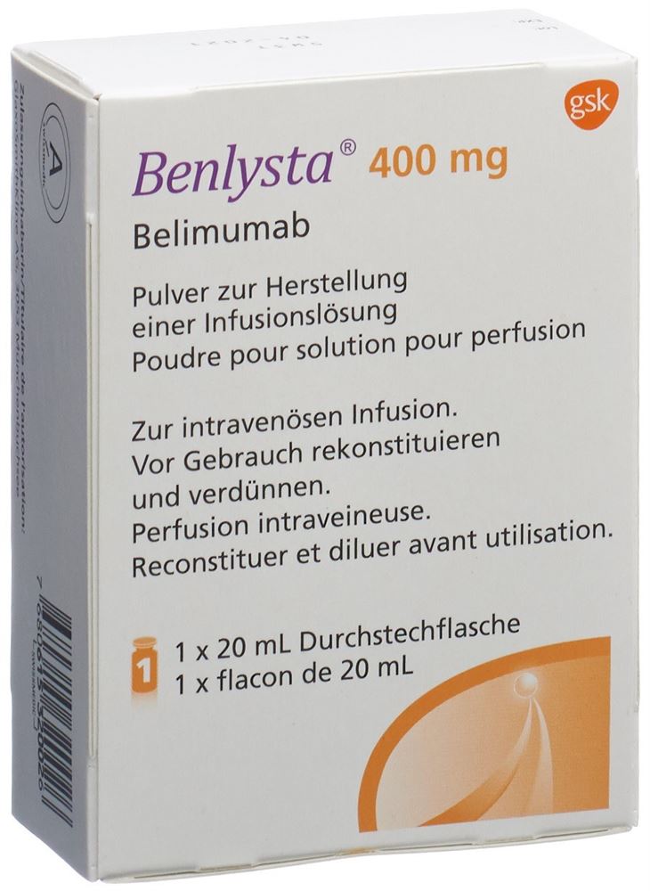 Benlysta 400 mg, Pulver zur Herstellung einer Infusionslösung