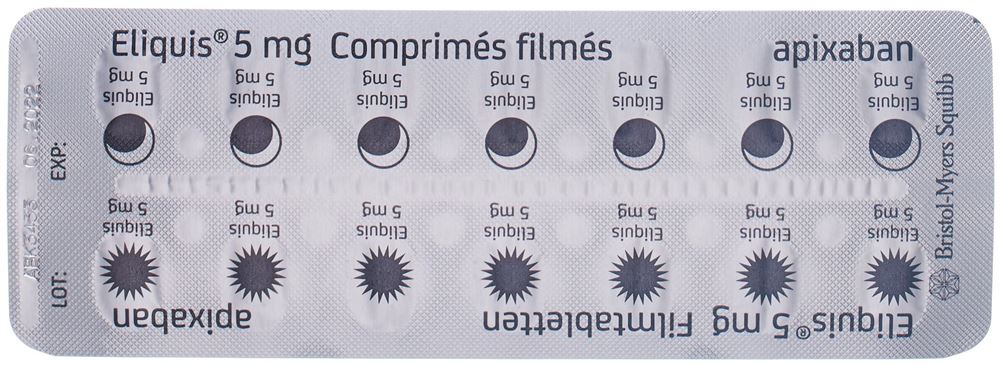 ELIQUIS cpr pell 5 mg 56 pce