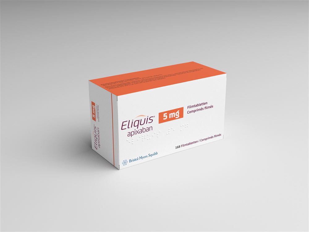 ELIQUIS cpr pell 5 mg 168 pce