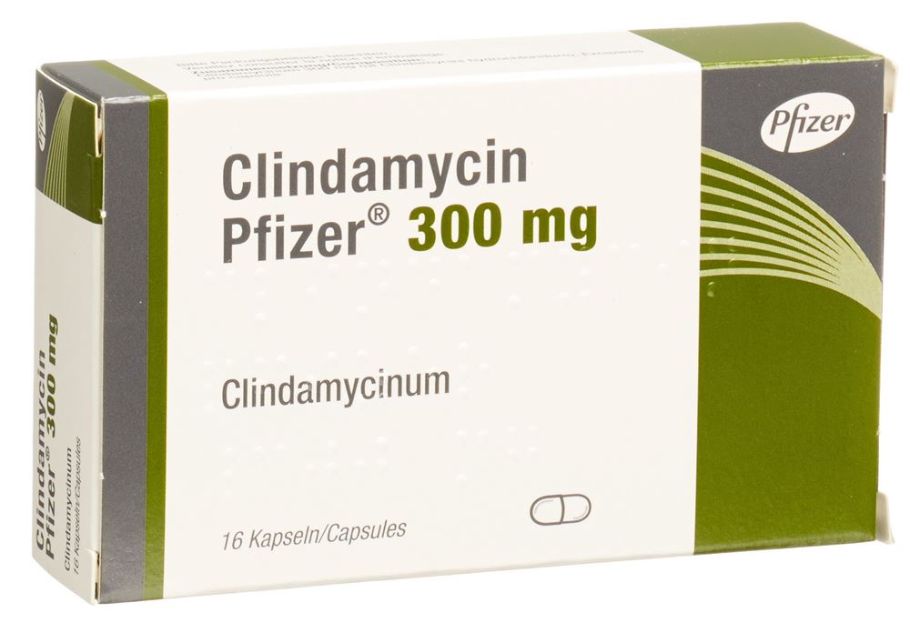 CLINDAMYCIN Pfizer caps 300 mg 16 pce
